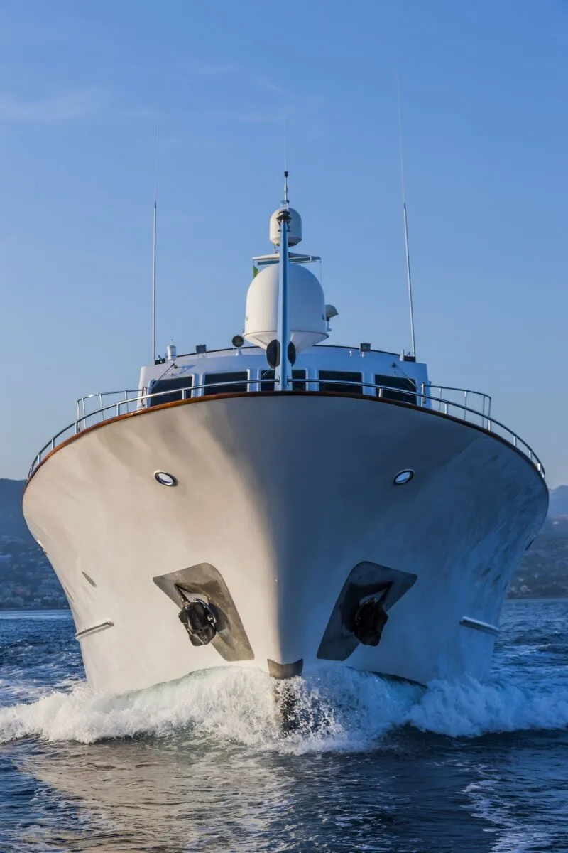 Classic Motor Yacht South Paw C Bow