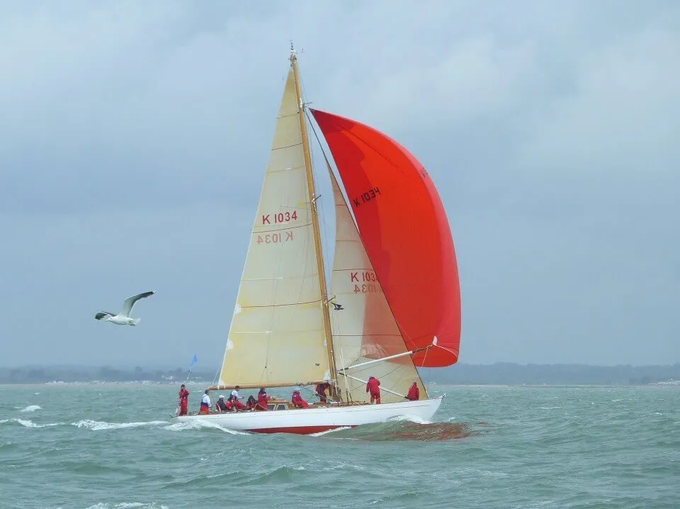 Classic Sailing Yacht Cetewayo Sailing Downwind