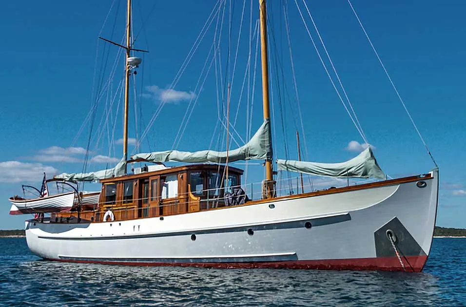 Trade Wind Classic Yacht For Sale - At Anchor
