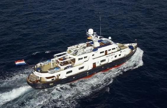 Polycarpus, classic motor yacht built 1949