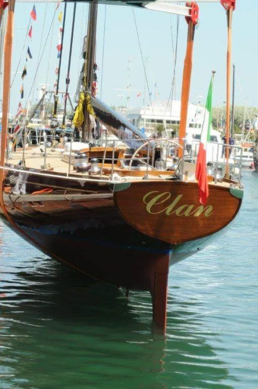 Classic Sailing Yacht Clan Hard Standing