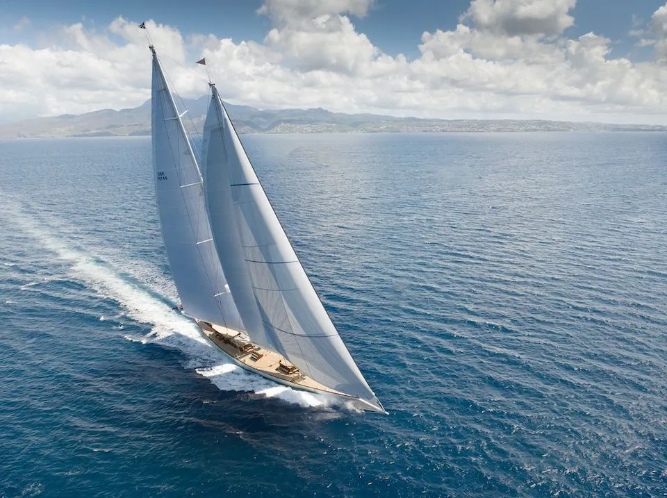 Athos, modern classic sailing yacht built 2010
