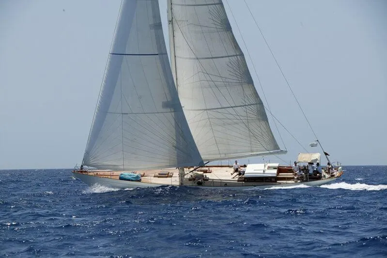 Classic Sailing Yacht Aurelius Under Sail