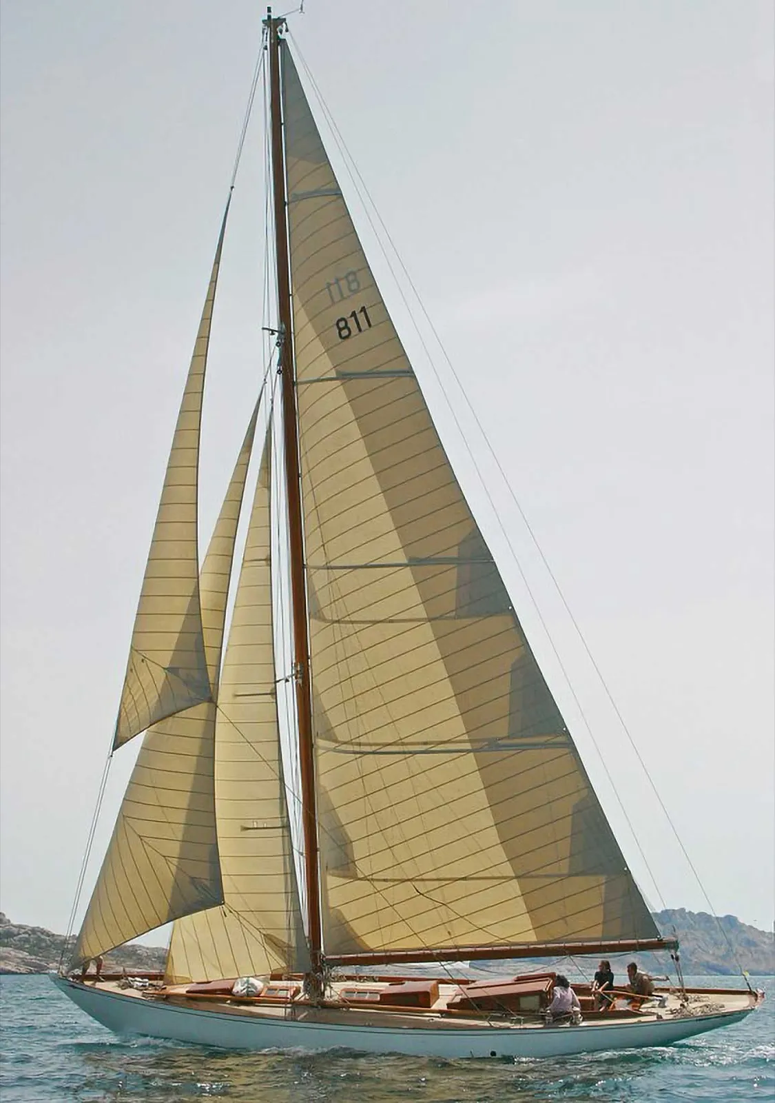 Irina VII Classic Yacht For Sale - Under Sail