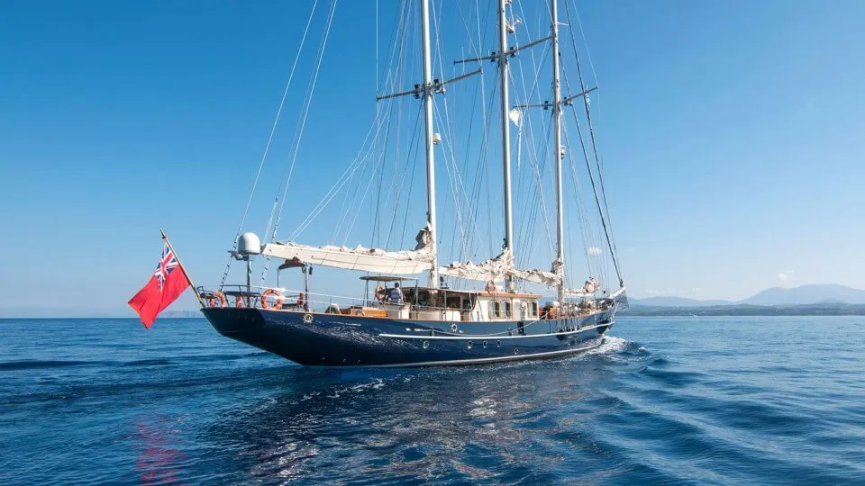 Classic Sailing Yacht Malcolm Miller Stern View