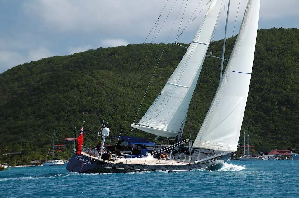 Dark Star, modern classic sailing yacht built 1982