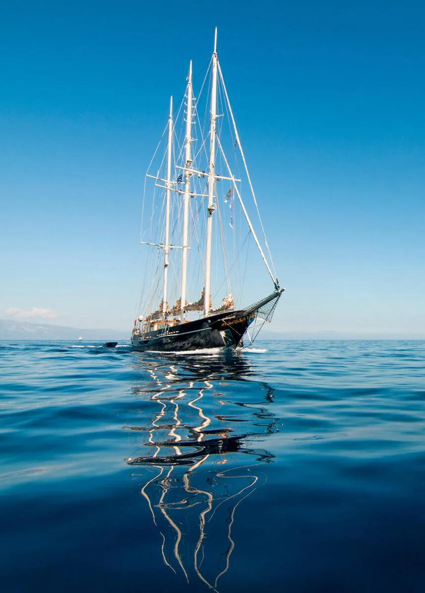 Classic Sailing Yacht Malcolm Miller Bow