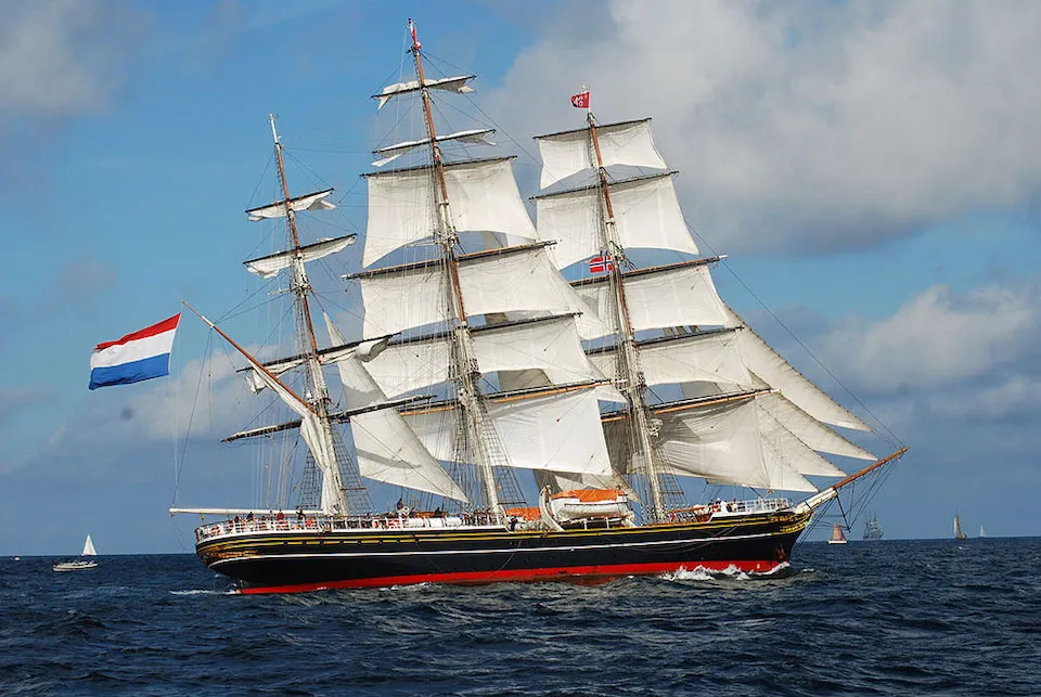 Stad Amsterdam, classic tall ship built 2000