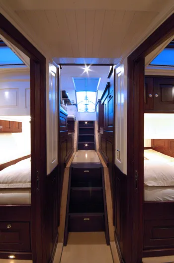 Classic Sailing Yacht Aurelius Stairs