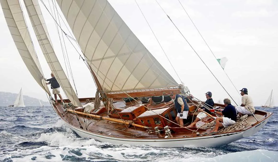 Irina VII, classic sailing yacht built 1935