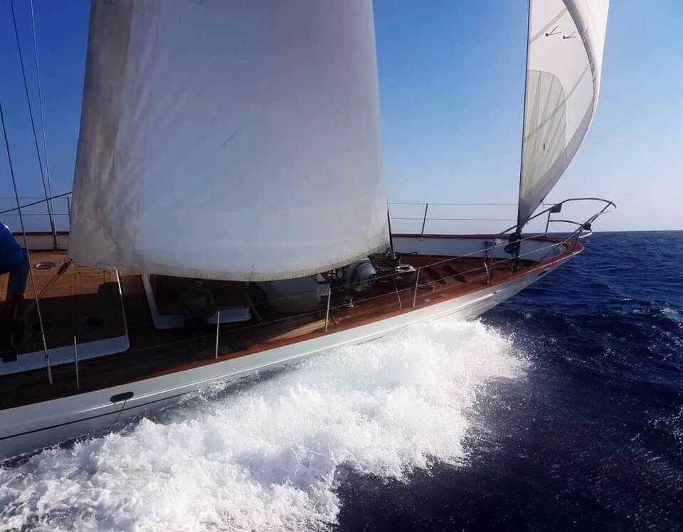 Lamadine, classic sailing yacht built 1967